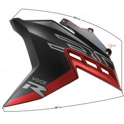 Front left top cover, red VOGE 300R