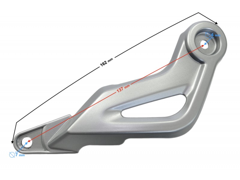 Left threshold cover , outer part VOGE 300AC