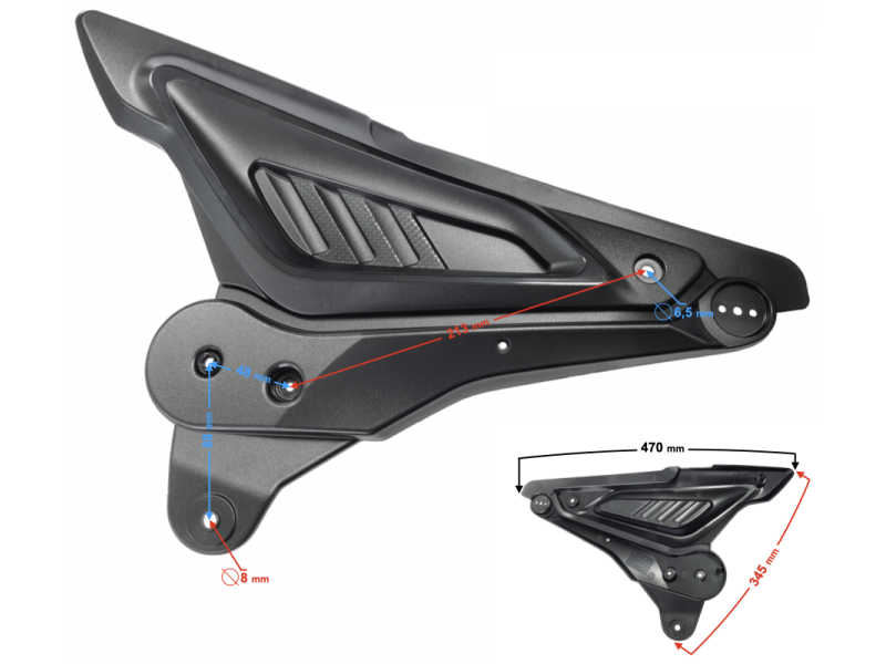 Left side Cover VOGE 300 AC
