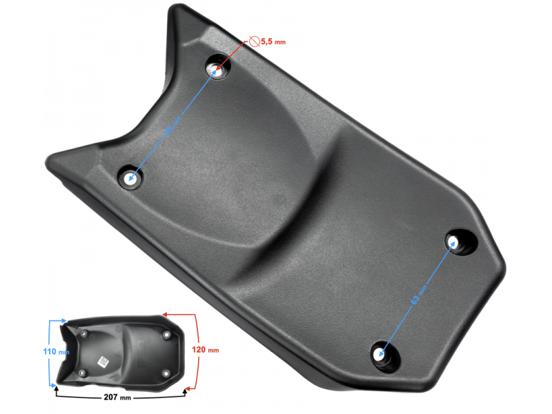 Cover fender part external VOGE 300 AC
