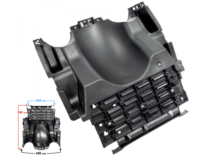 Bottom controller cover YADEA E8S