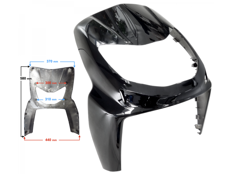 Headlamp cover YADEA T2