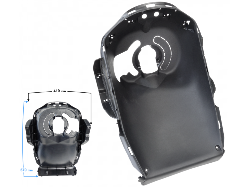 Bottom cover, bottom part YADEA T2