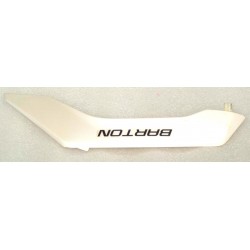 Left headlight decorative cover white Rally 125