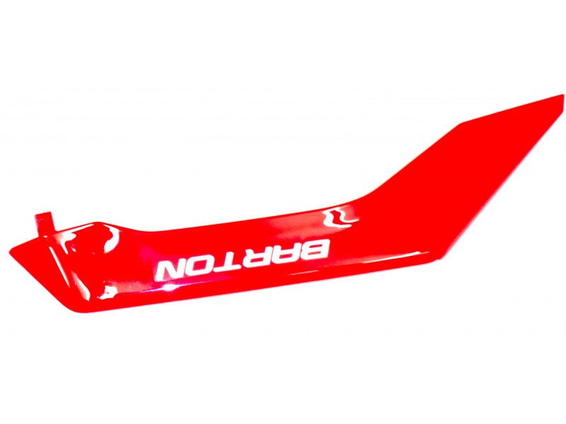 Right headlight decorative cover red Rally 125