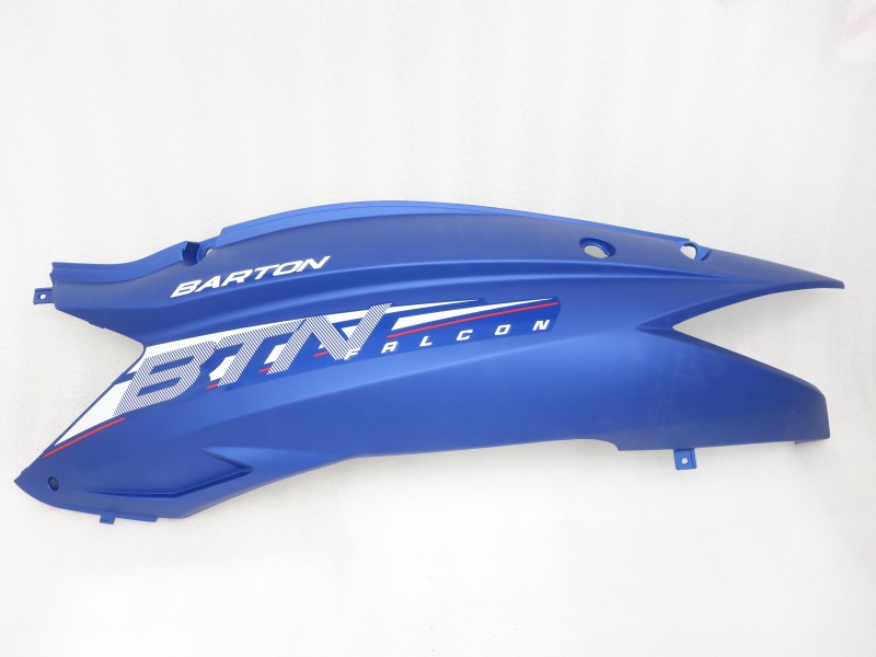 Rear left cover blue mat for Falcon 2 scooter