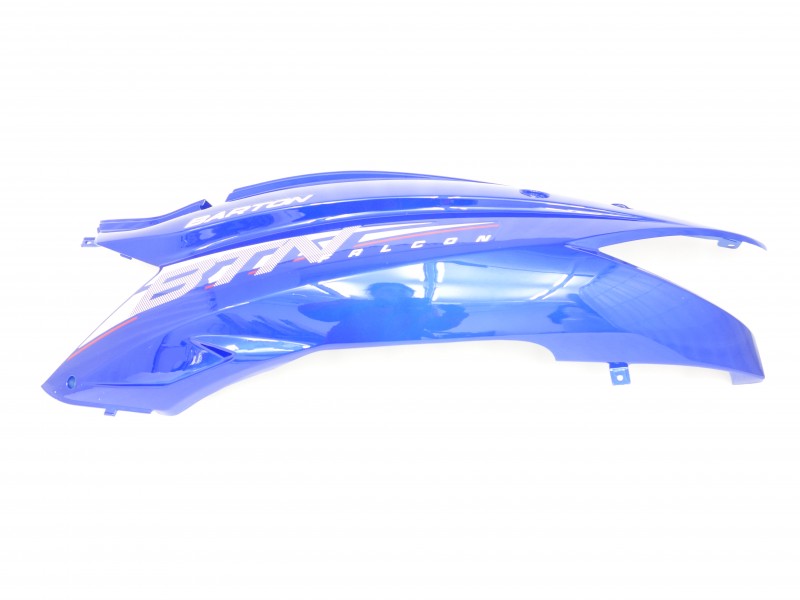Rear left cover blue gloss for Falcon 2 scooter
