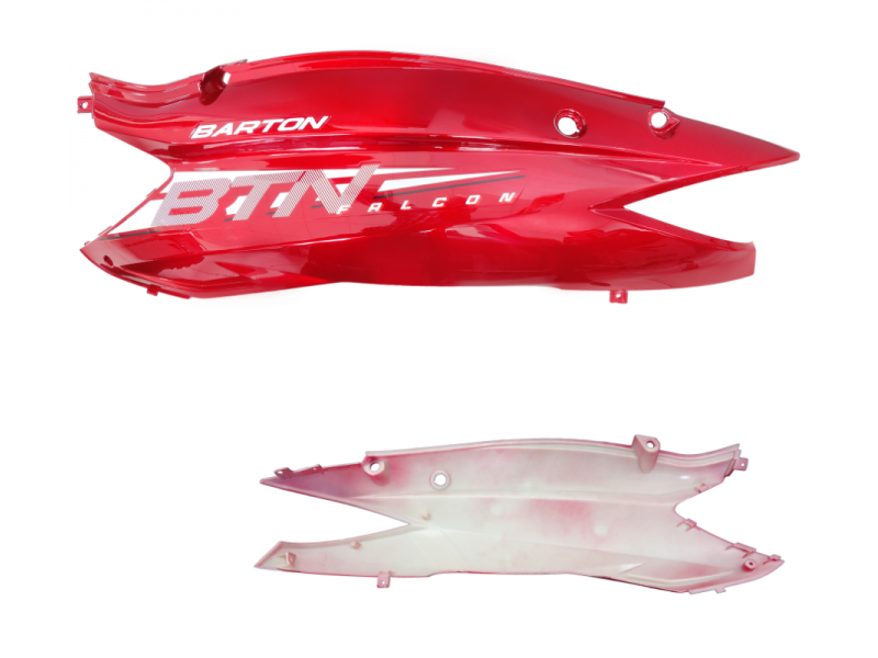 Rear left cover red gloss for Falcon 2 scooter