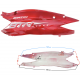 Rear left cover red gloss for Falcon 2 scooter