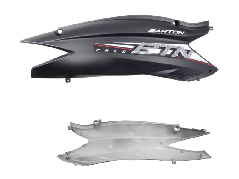 Rear right cover gray matte for Falcon 2 scooter