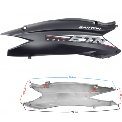 Rear right cover gray matte for Falcon 2 scooter Rear right cover gray matte for Falcon 2 scooter