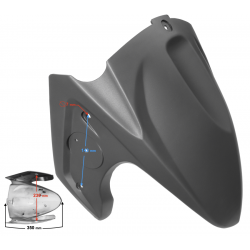 Cover - front fender mat gray Falcon 50 Falcon 125 2 Cover - front fender mat gray Falcon 50 Falcon 125 2