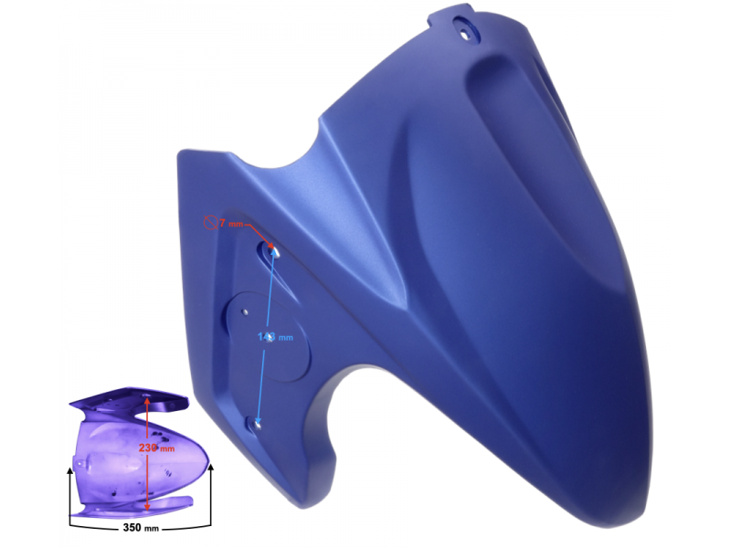 Cover - front fender blue matt Falcon 50,125 2
