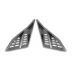 Cover - front triangles - inlet, graphite Falcon 125 2