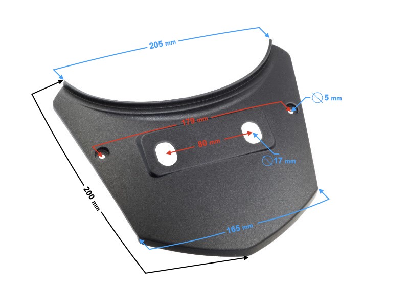 Rear connector cover Falcon 125 2