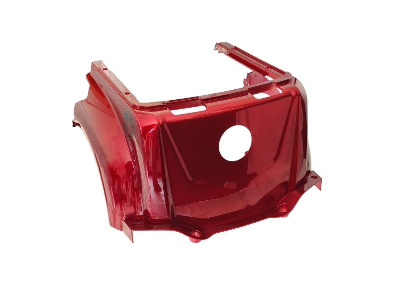 Central cover, red Tres scooter