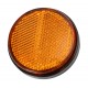 Side reflector, orange for scooter