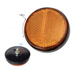 Side reflector, orange for scooter