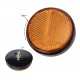 Side reflector, orange for scooter