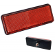 Rear reflector, red for scooter