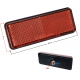 Rear reflector, red for scooter