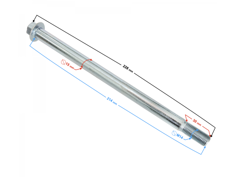 Front wheel axle NXT 90