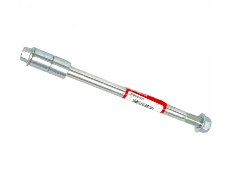 Complete front axle with sleeve and nut X-trail 125