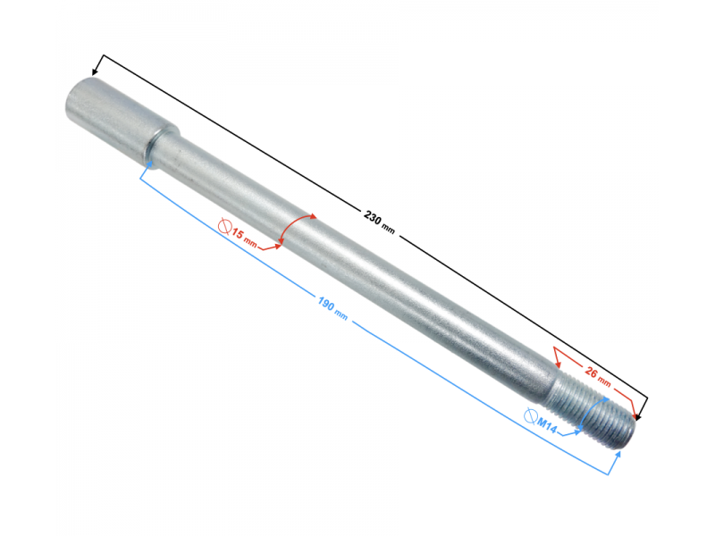 Front wheel axle VOGE 300 Rally