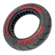 Tire for scooter 10x2.125 red dots