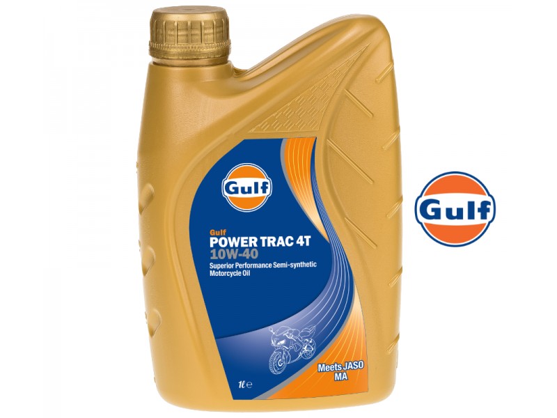 Engine oil, semi-synthetic GULF POWER TRAC 4T 10W40 1 litr