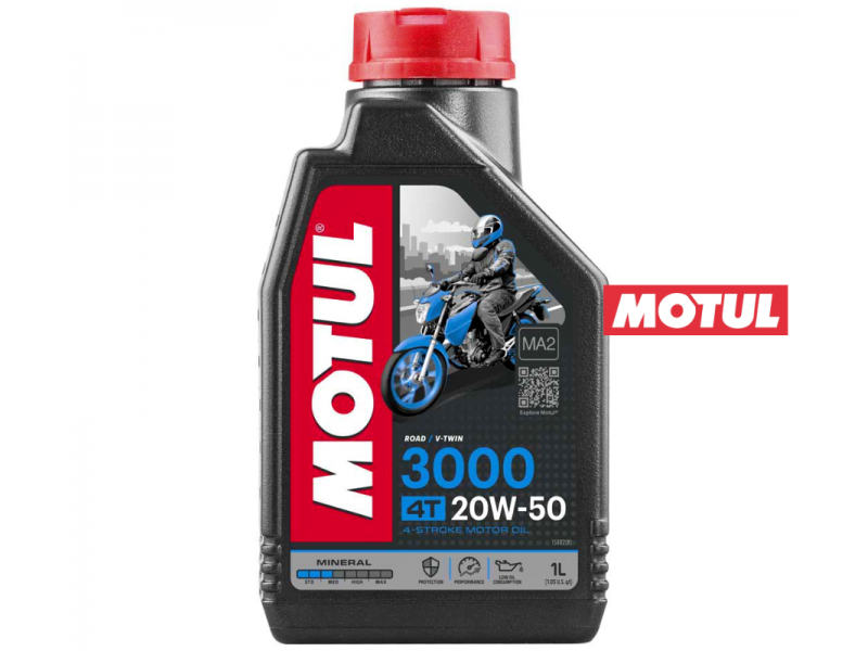 Engine oil MOTUL 3000 4T 10W40 mineral ( 1liter)