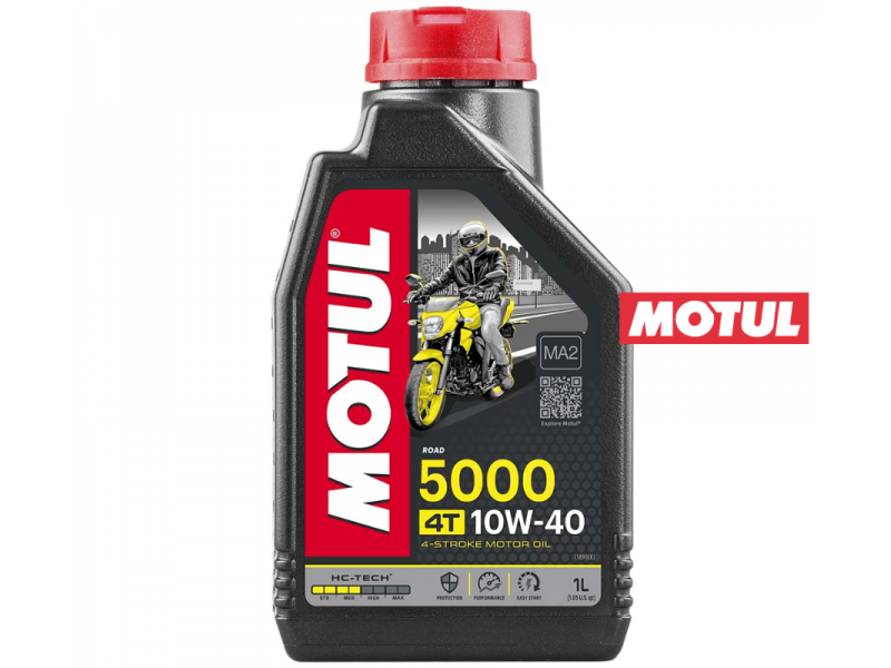 Engine oil MOTUL 5000 4T 10W40 semi-synthetic (1 liter) Engine oil MOTUL 5000 4T 10W40 semi-synthetic (1 liter)