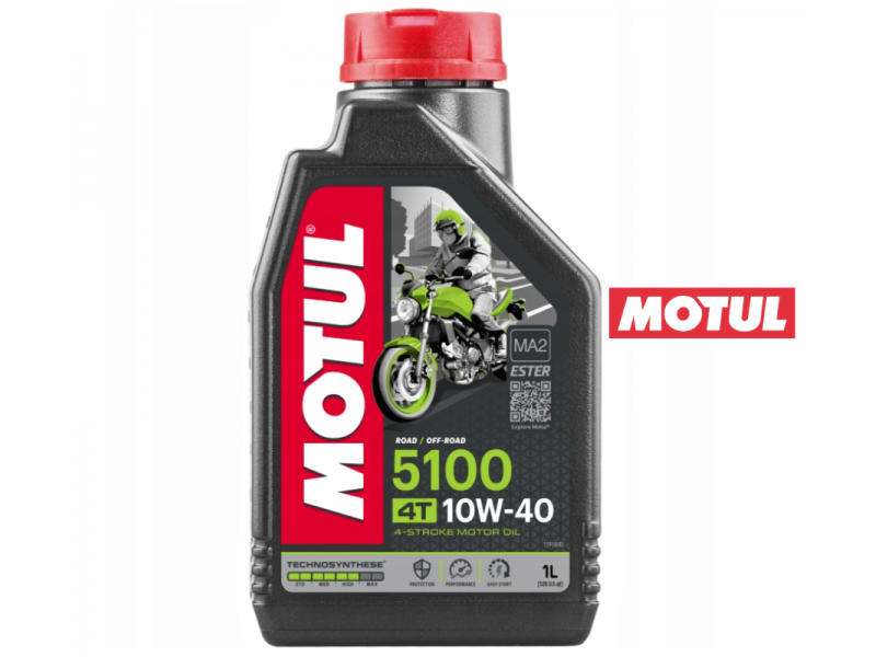 Engine oil MOTUL 5100 4T Ester 10W-40 semi-synthetiv (1 liter)