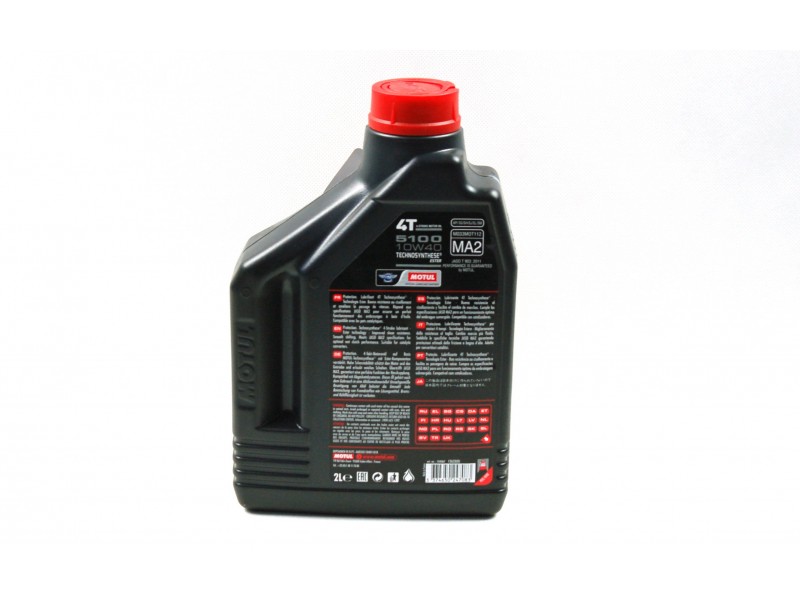 Engine oil MOTUL 5100 4T Ester 10W40 semi-synthetic (2 liters)