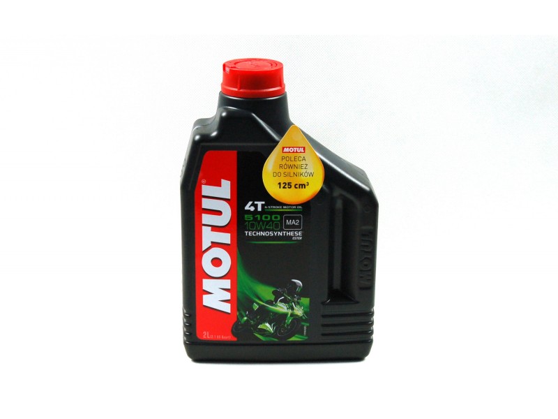 Engine oil MOTUL 5100 4T Ester 10W40 semi-synthetic (2 liters)