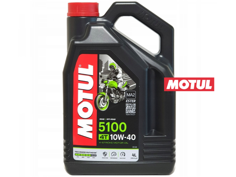 Engine oil MOTUL 5100 4T Ester 10W-40 semi-synthetic (4 liters)