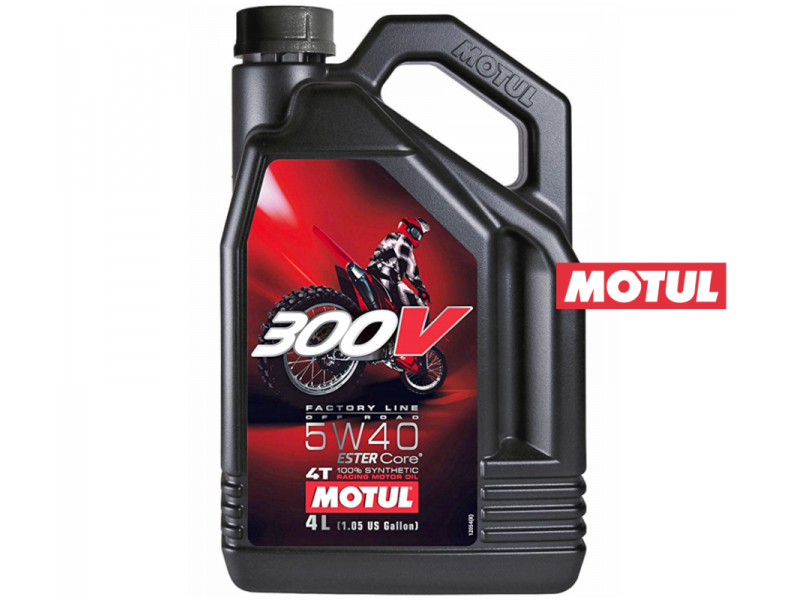 Engine oil MOTUL 300V FL OFF ROAD 5W40 synthetic (4 liters)