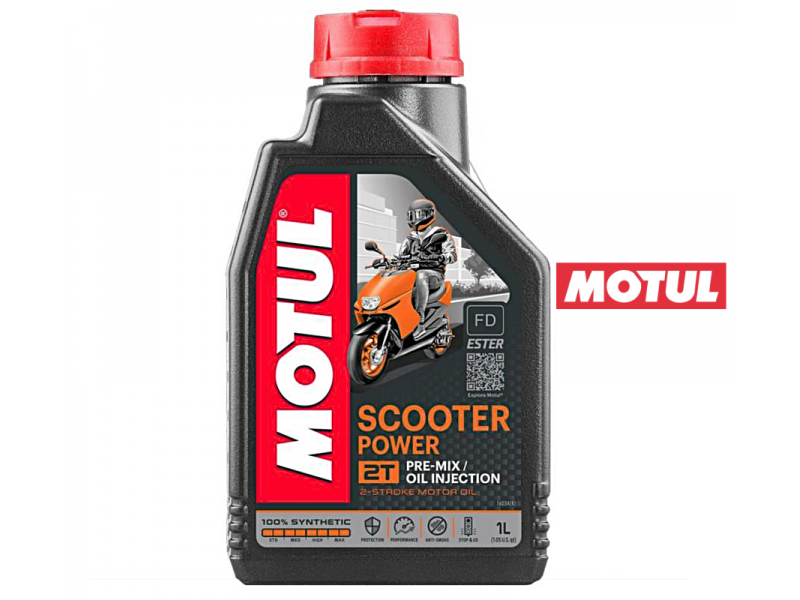 Engine oil Motul Scooter Power 2T synthetic (1L)