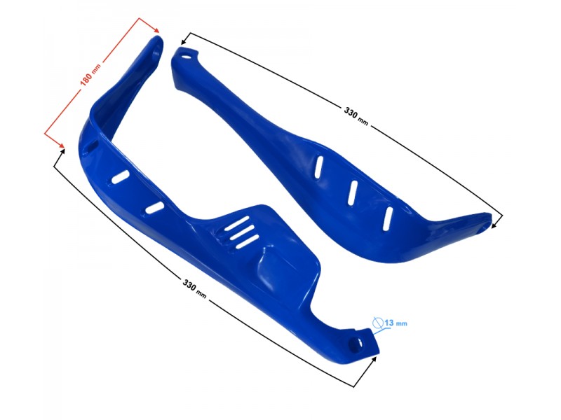Handbar cover for Cross Enduro, type 1 , blue