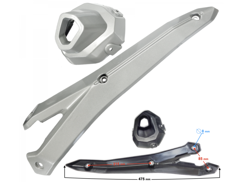 Street-R 125 muffler cover