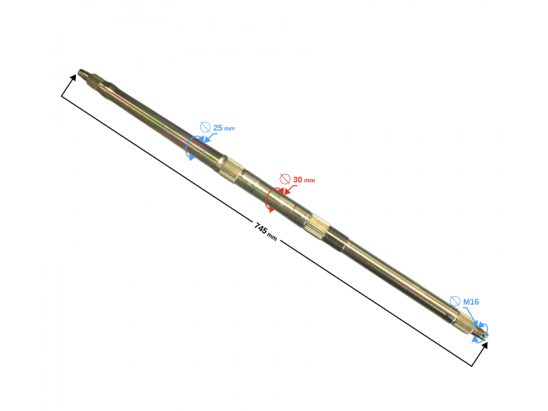 (WHOLESALE) Control arm axle 1 ATV Thor 125