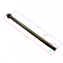 (WHOLESALE) Swingarm axle rear ATV Raze 200 (WHOLESALE) Swingarm axle rear ATV Raze 200