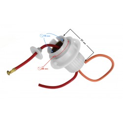Indicator socket BAY15d