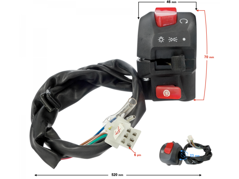 Right combined switch Naked 50