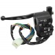 Combined switch left for moped with suction lever