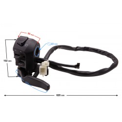 Combined switches, left for B-Max scooter