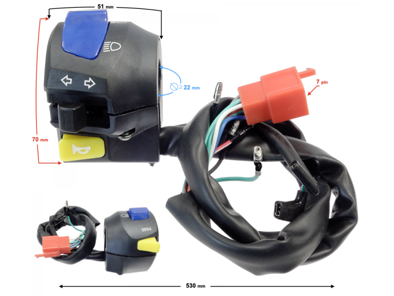 Left switch Street-R 125