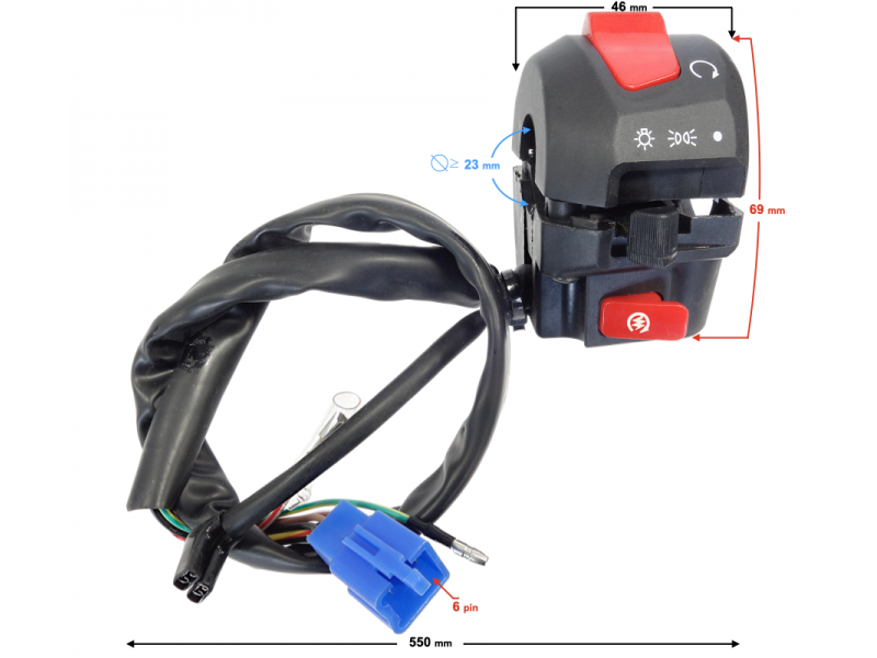 Right switch Street-R 125