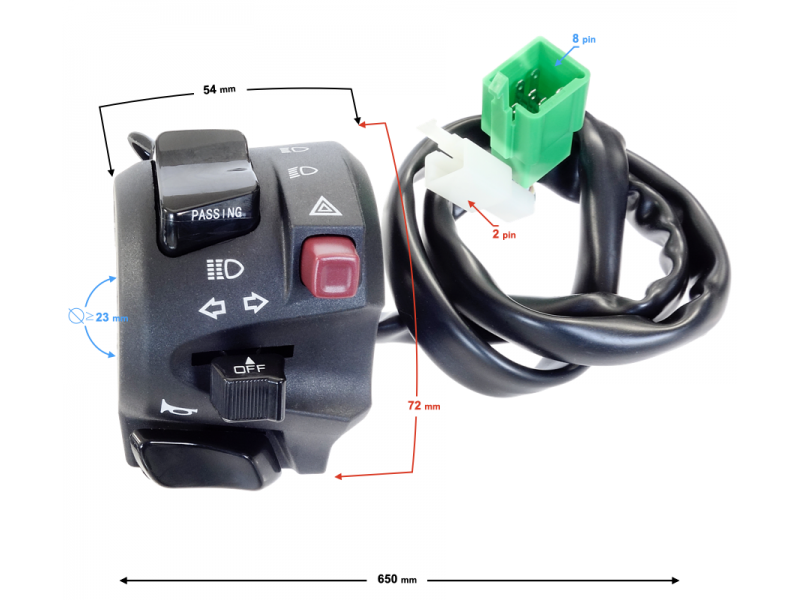 Combination switch left VOGE SR125