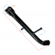 Side stand support for Classic 125 motorcycle